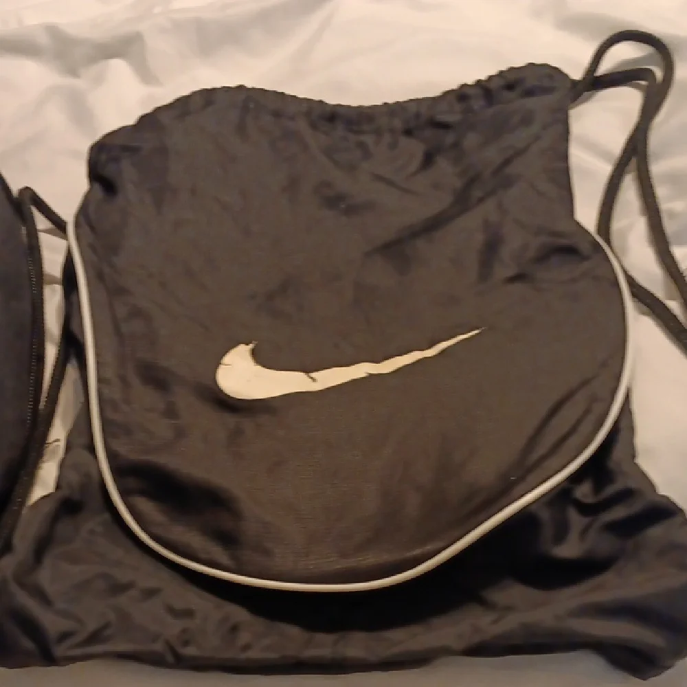 Nike Black and White Messenger Bag